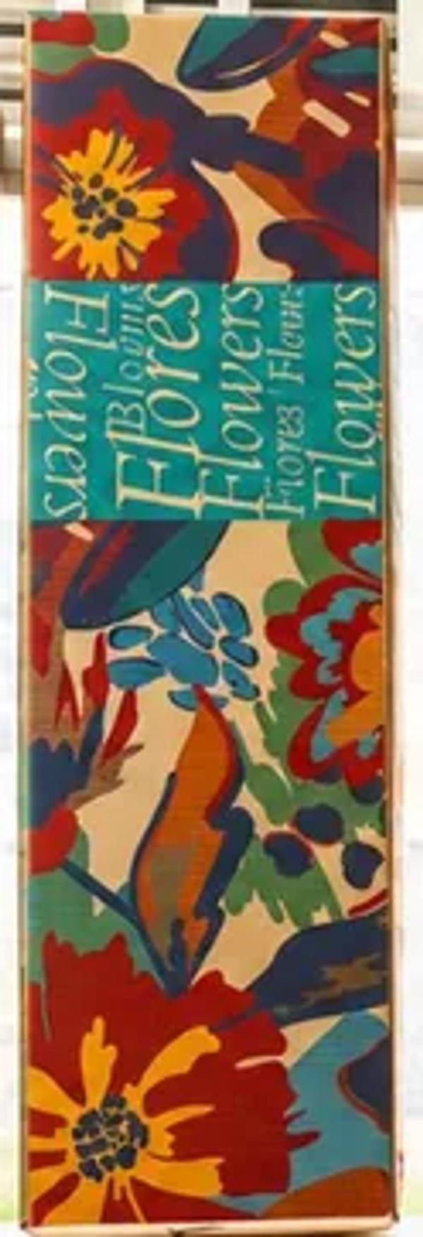 Caja cuarto Flowers con estampado floral