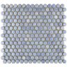 Frost Blue Penny Round