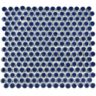 Smoky Blue Penny Round