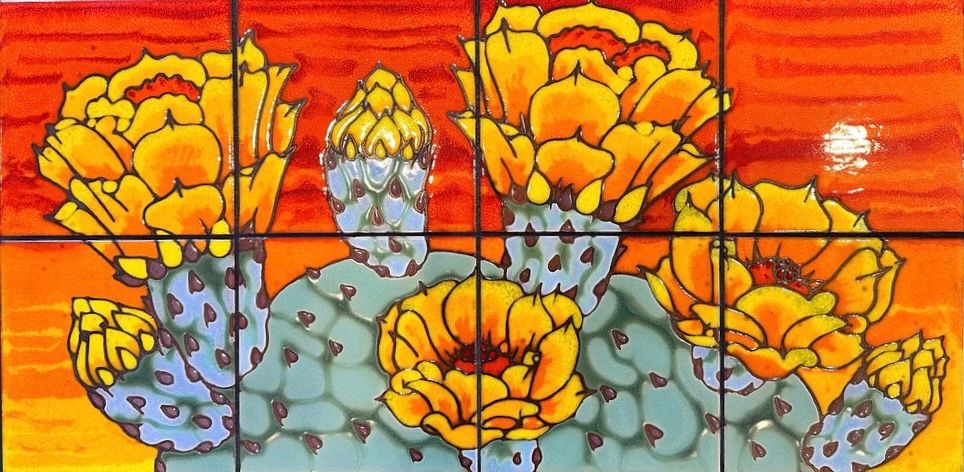 Prickly Pear with Sunset