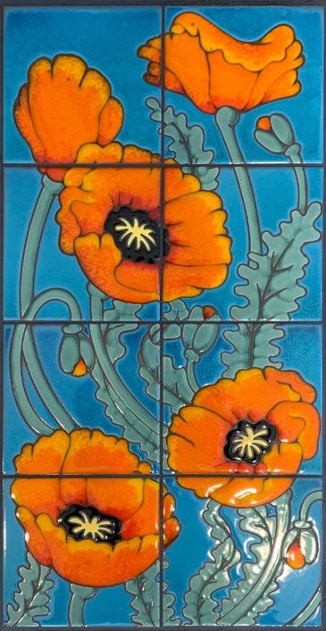Left Poppies on Seamist