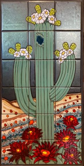 Saguaro on Silver