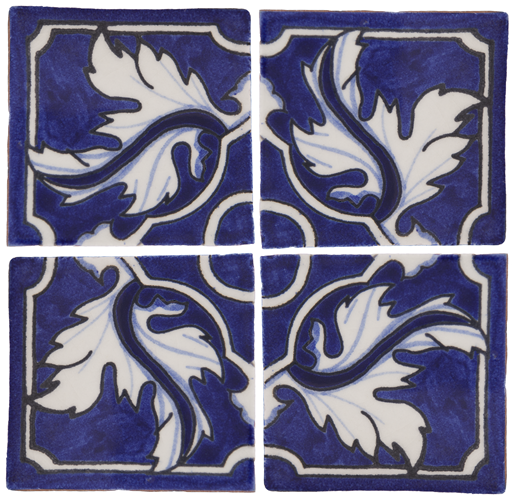 3x3 Braganza Blue Corner
