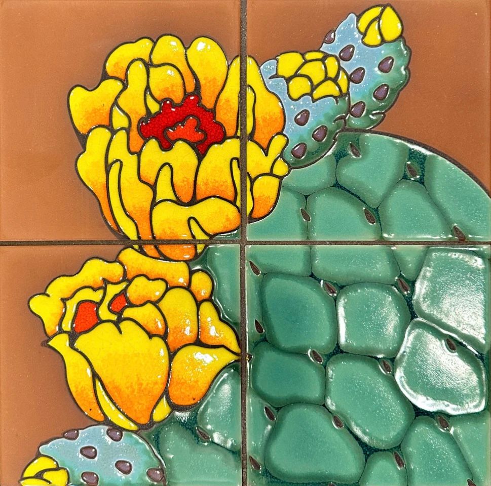 Prickly Pear Blooms on TC