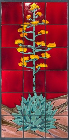 Century Plant on Red