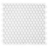 White Gloss Penny Round