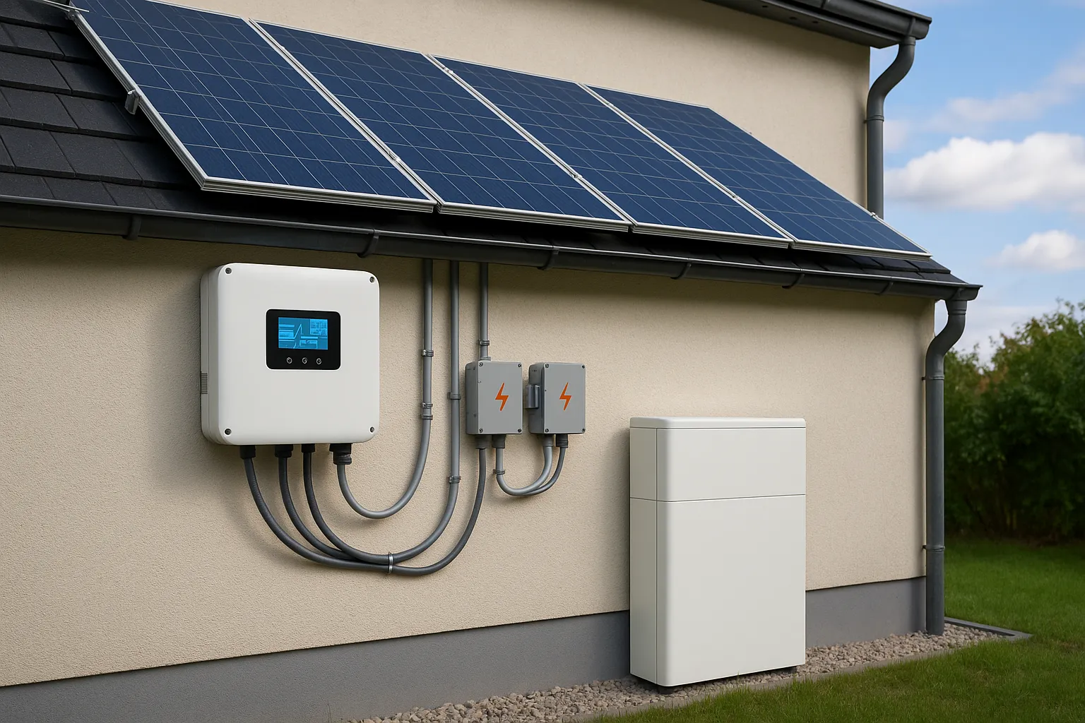 Solar Battery Installation