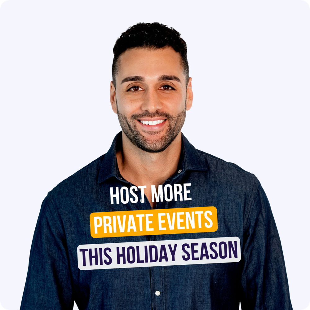 Host More Private Events this Holiday Season