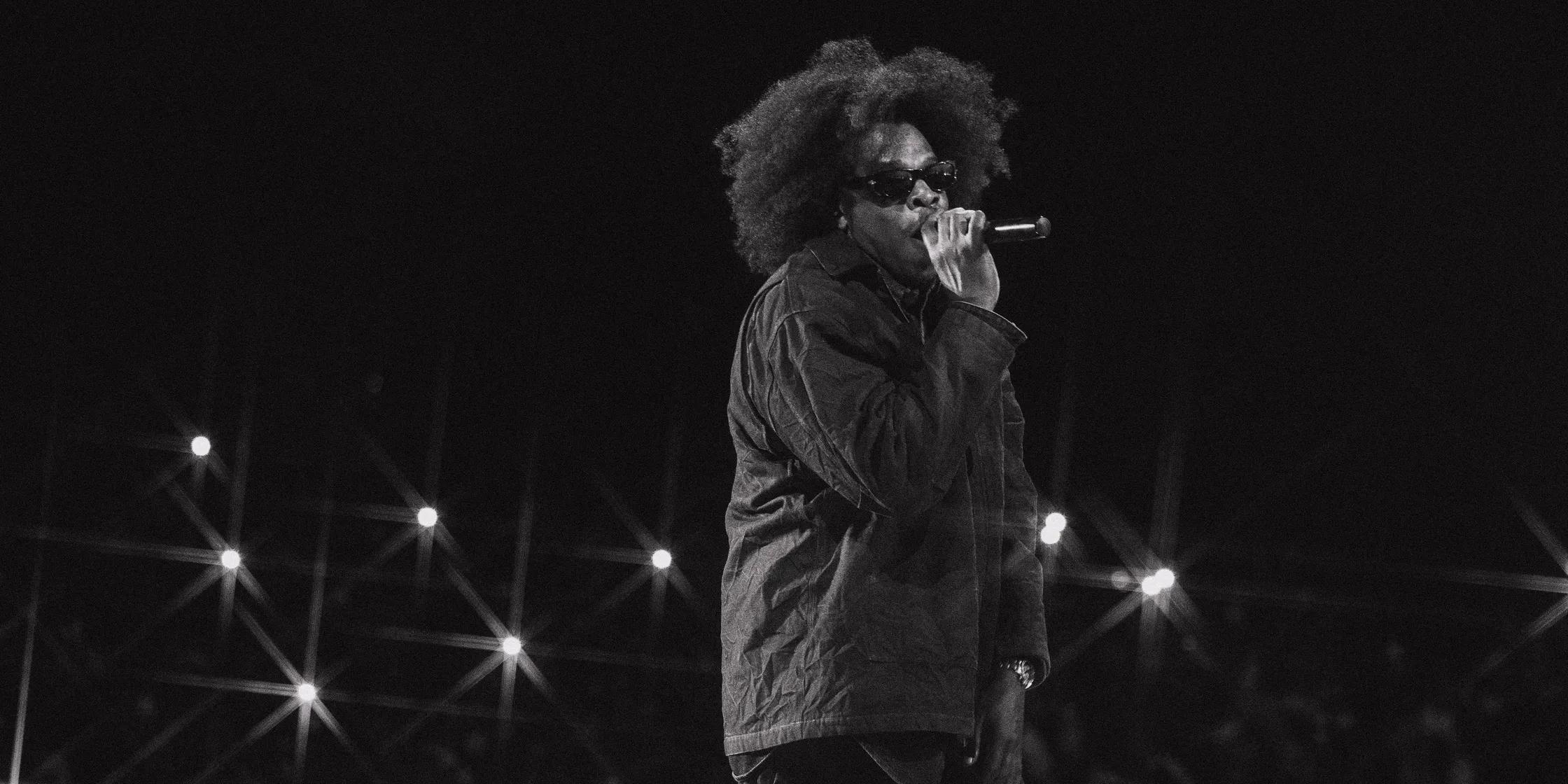 Jay Z performing at The Roots Picnic 2026