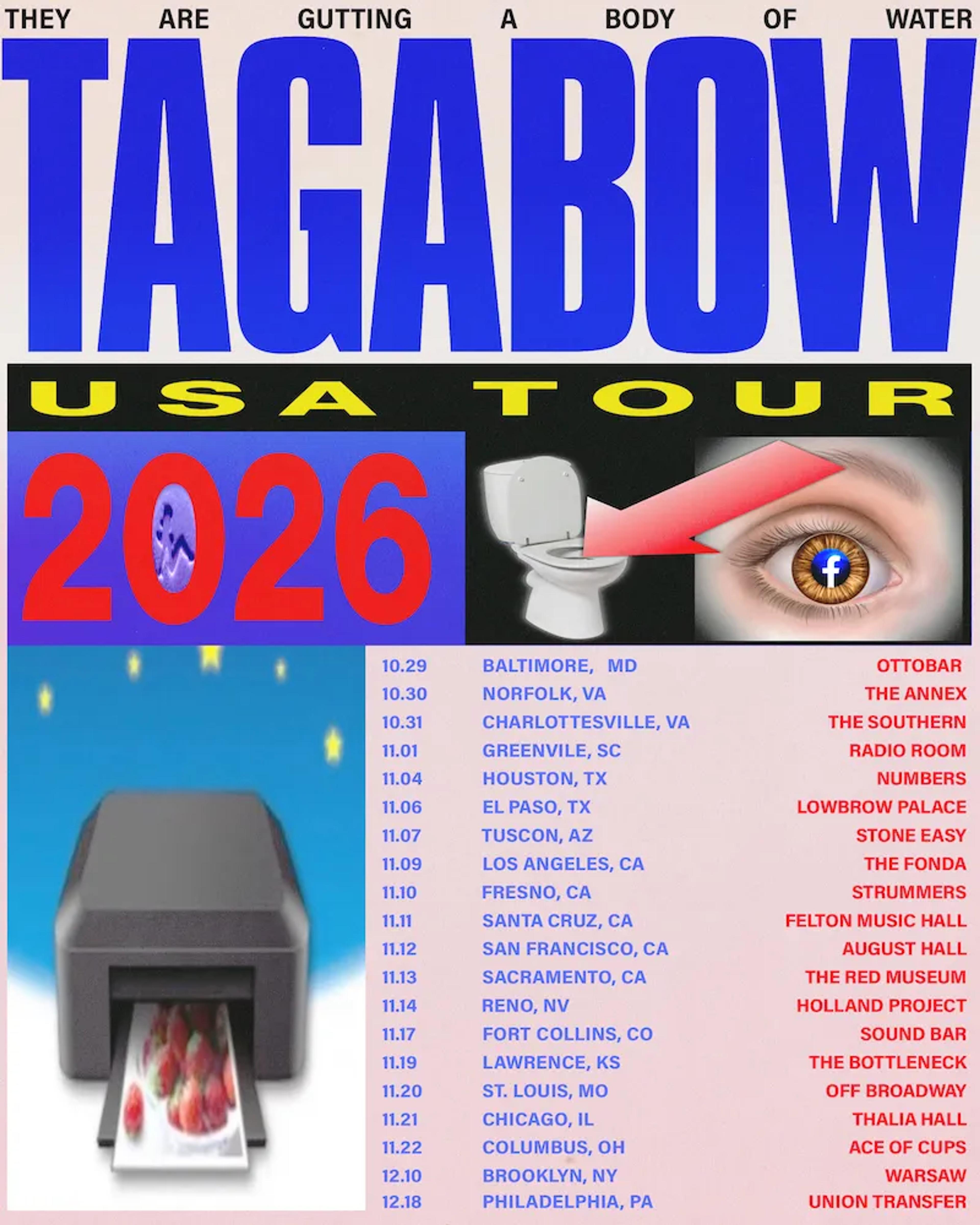 TAGABOW Tour Poster