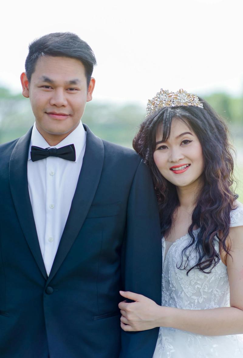 Couple walking hand in hand