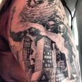 Manscapes - one shoulder tattoo