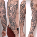 Manscapes - Right hand sleeve tattoo