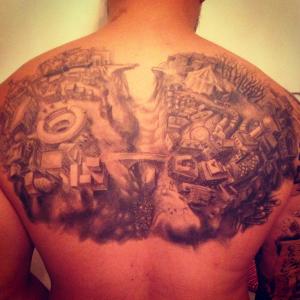 Manscapes - my backpiece tattoo