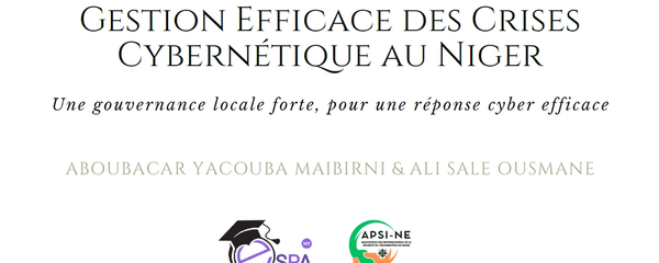GUIDE : Gouvernance Locale pour une Gestion Efficace des Crises Cybernétique au Niger