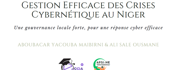 GUIDE : Gouvernance Locale pour une Gestion Efficace des Crises Cybernétique au Niger