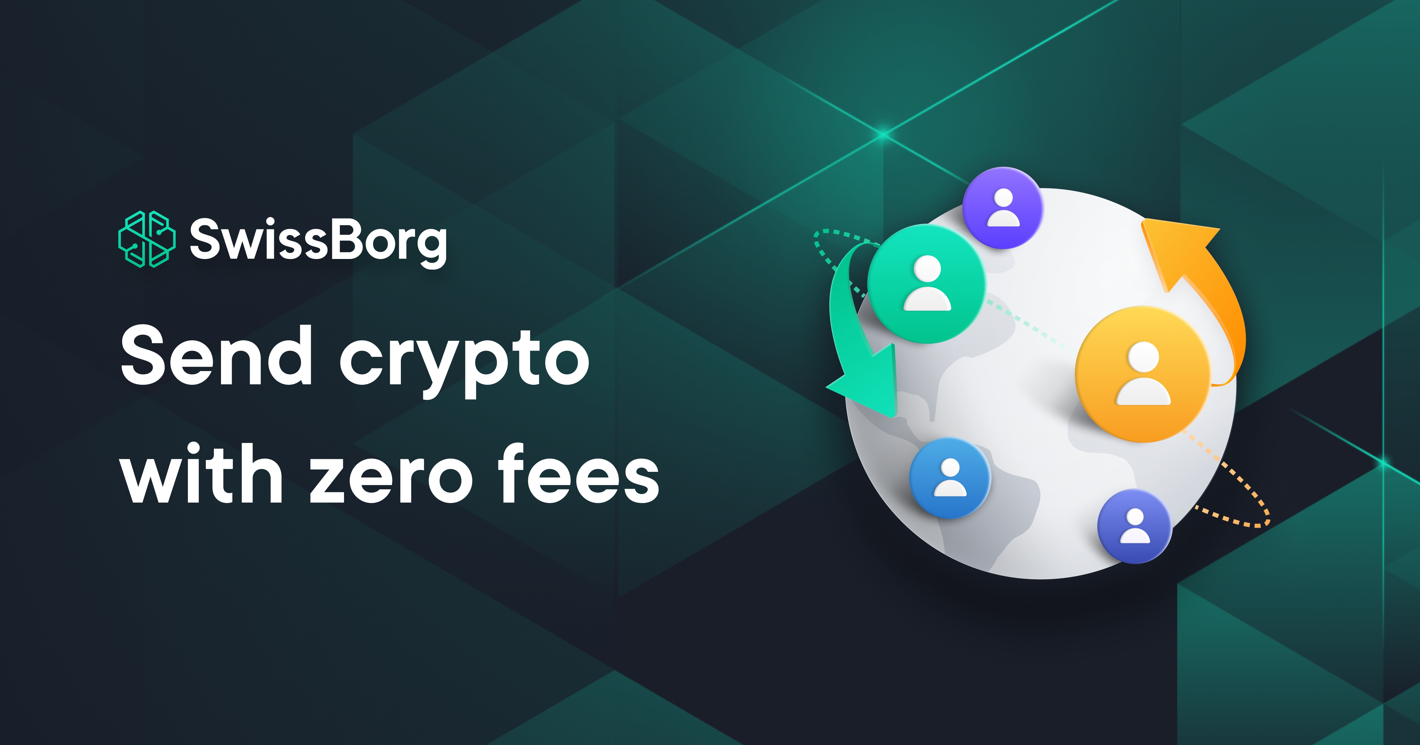 Send cryptos easily with zero fees | SwissBorg