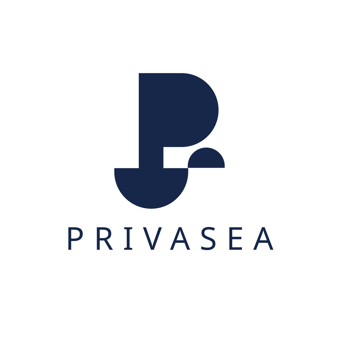 A logo for a company called Privasea