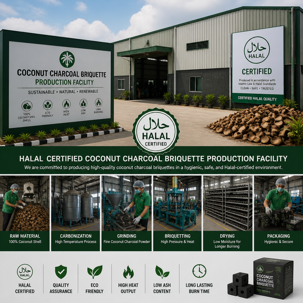 Halal Certification for Coconut Charcoal Briquettes: What GCC Importers Need to Know
