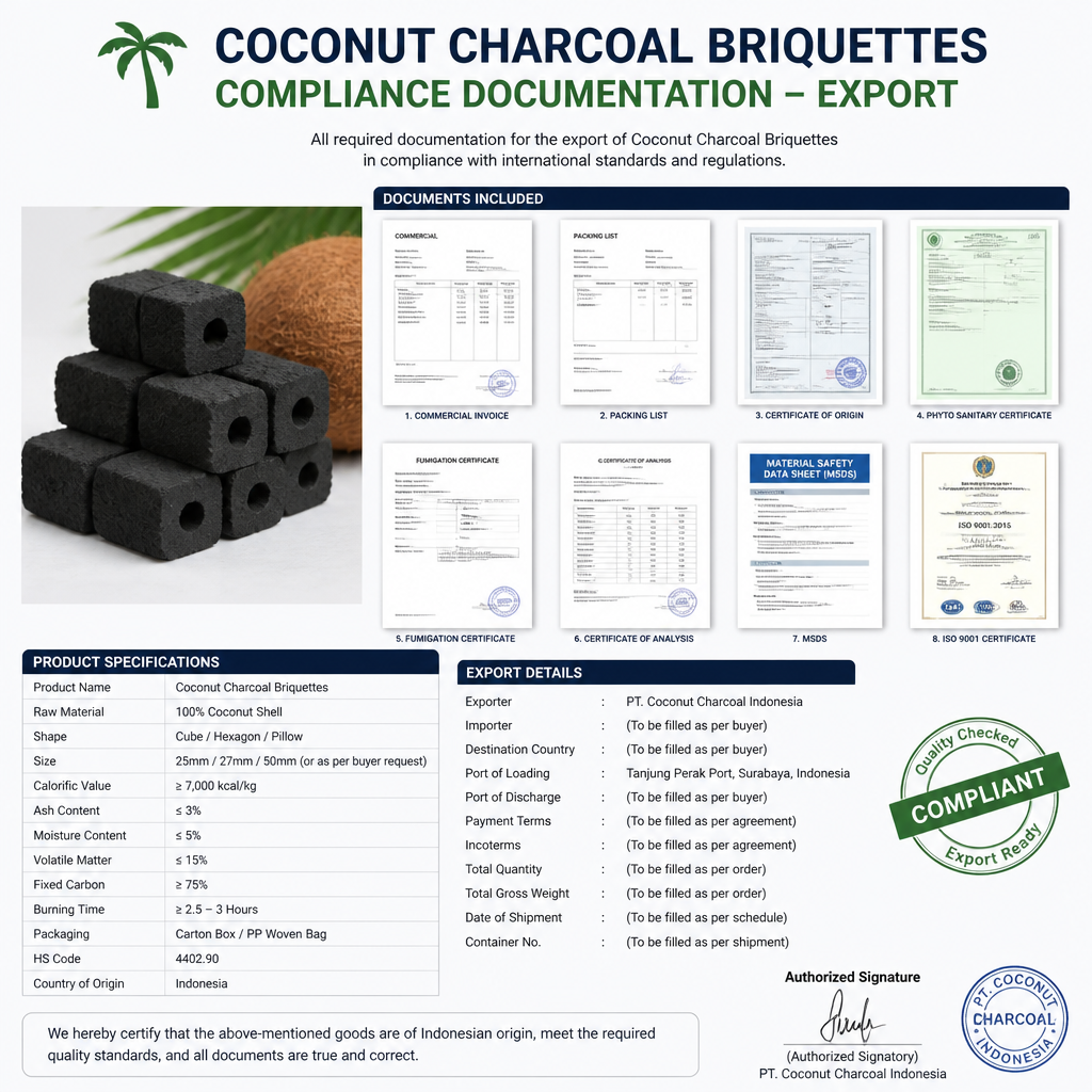 EU Market Entry for Coconut Charcoal Briquettes: REACH, EUDR, and What Importers Must Verify in 2026