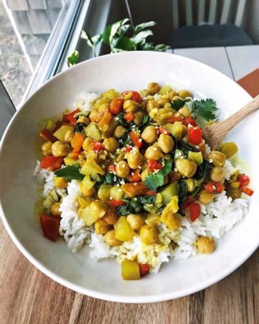 Amy's Vegan Chickpea & Coconut Curry Made In