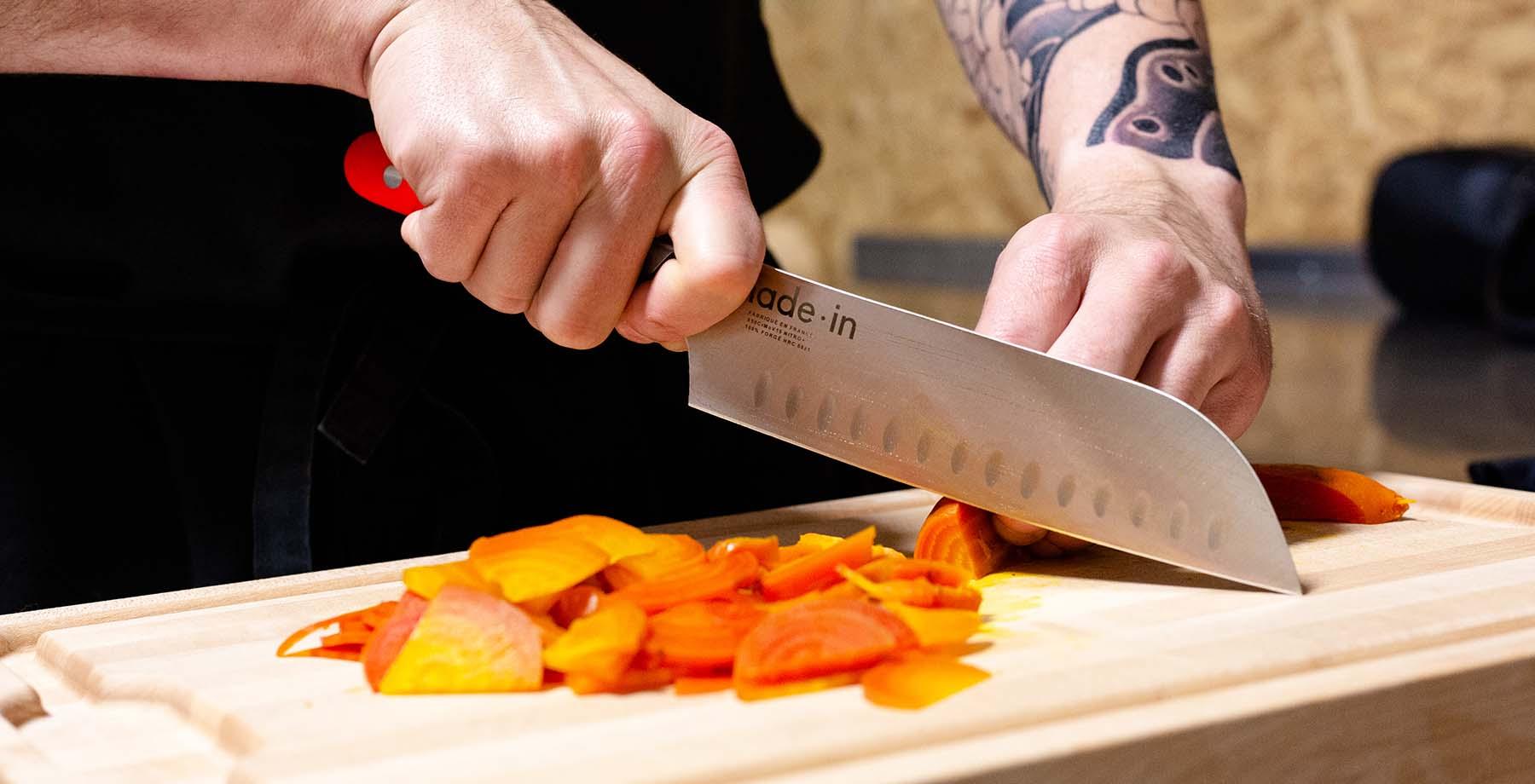 Santoku vs. Chef Knife Made In