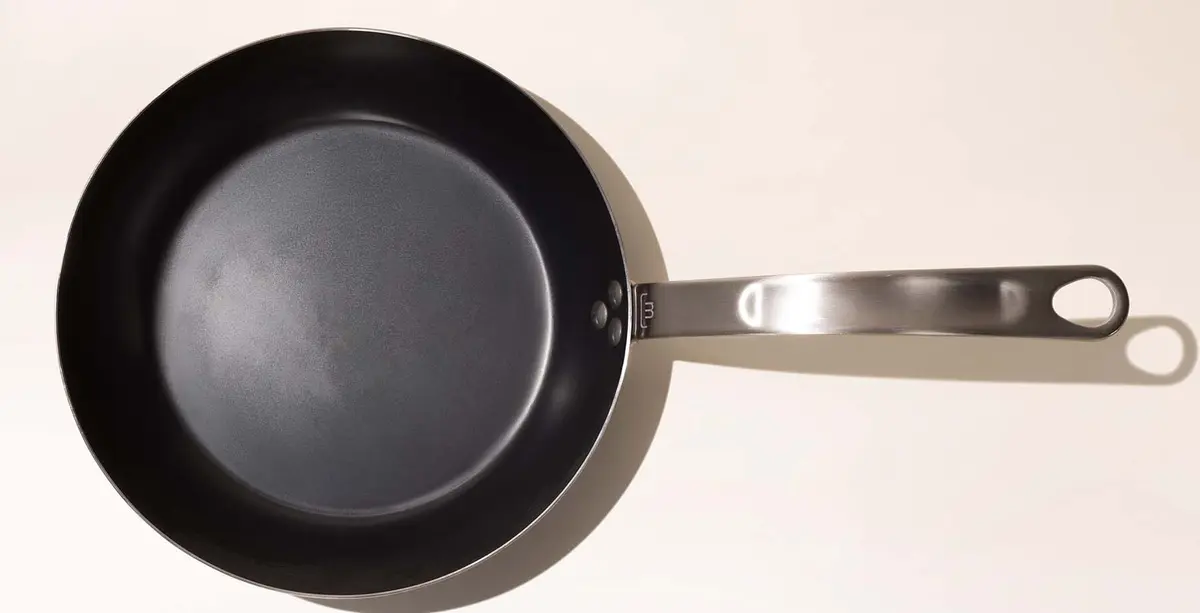 Perfect for searing fish this Carbon Steel Frying Pan is our favorite option. 