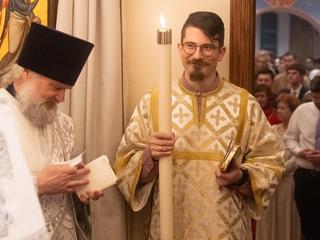 St. Seraphim Cathedral's paschal procession and Divine LIturgy.