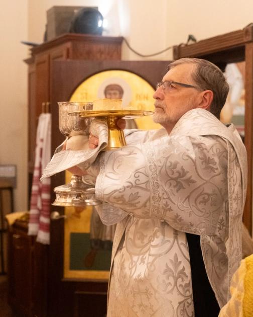 St. Seraphim Cathedral's paschal procession and Divine LIturgy.