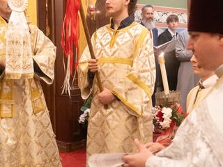 St. Seraphim Cathedral's paschal procession and Divine LIturgy.