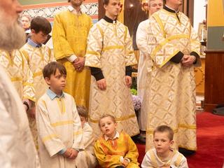 St. Seraphim Cathedral's paschal procession and Divine LIturgy.