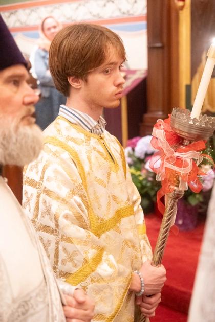 St. Seraphim Cathedral's paschal procession and Divine LIturgy.