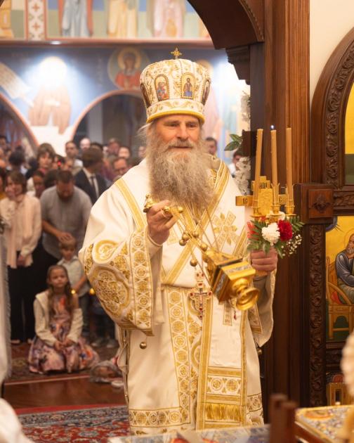 St. Seraphim Cathedral's paschal procession and Divine LIturgy.