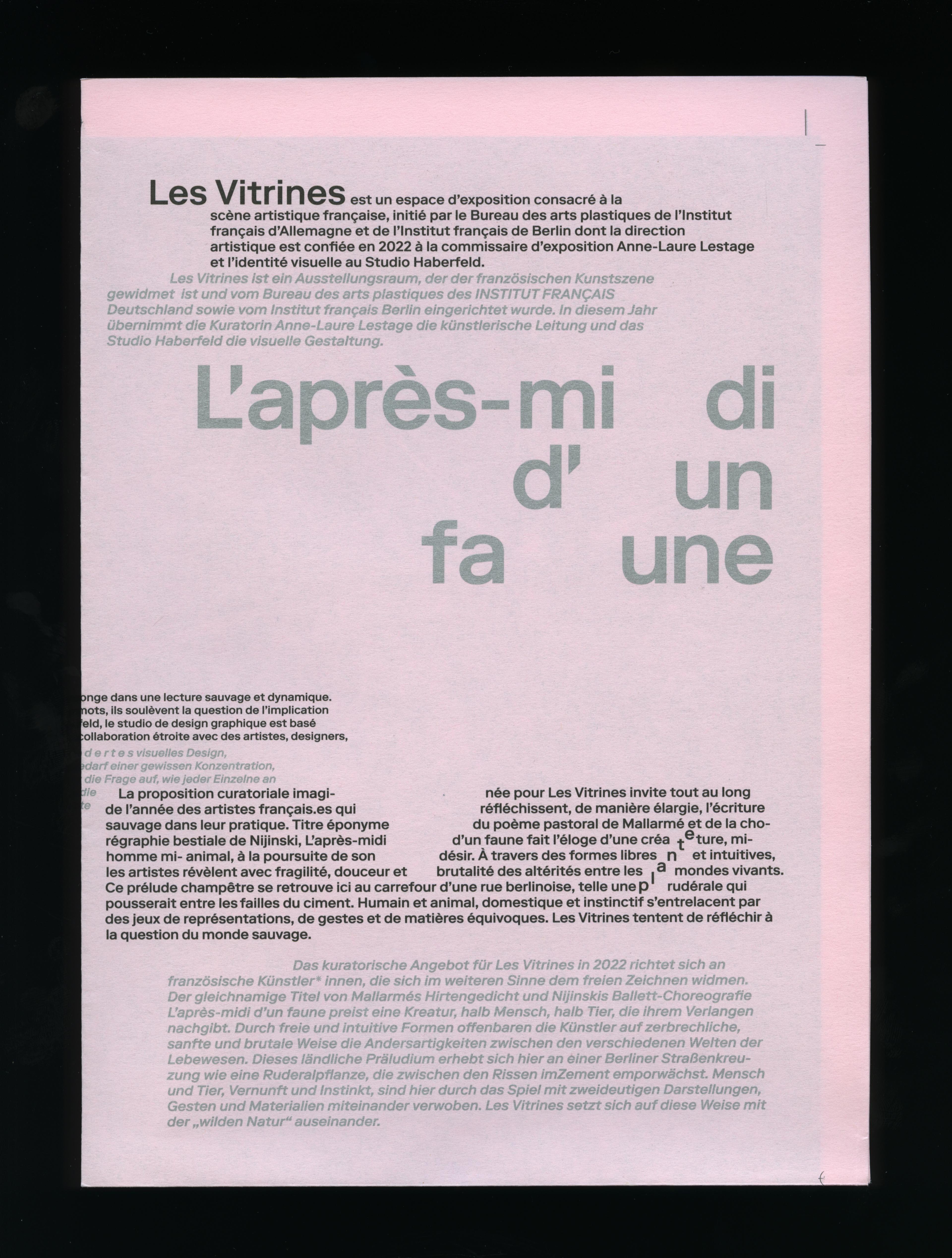 Les Vitrines | Studio Haberfeld