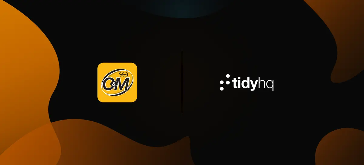 Ovens & Murray Football Netball League and TidyHQ logos paired on a dark background, marking the partnership