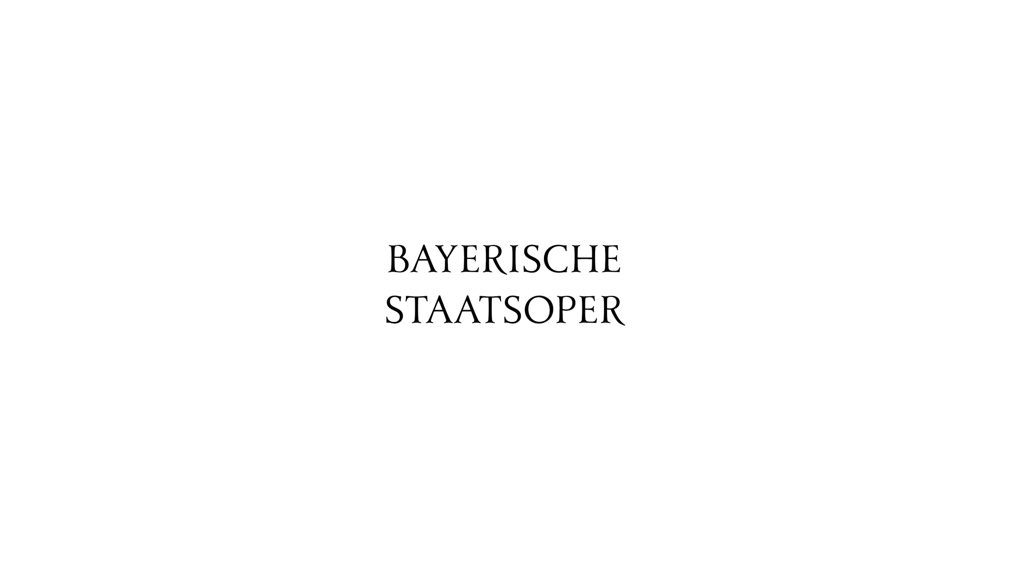 Bayerische Staatsoper — Staatsoper TV — Visual Identity