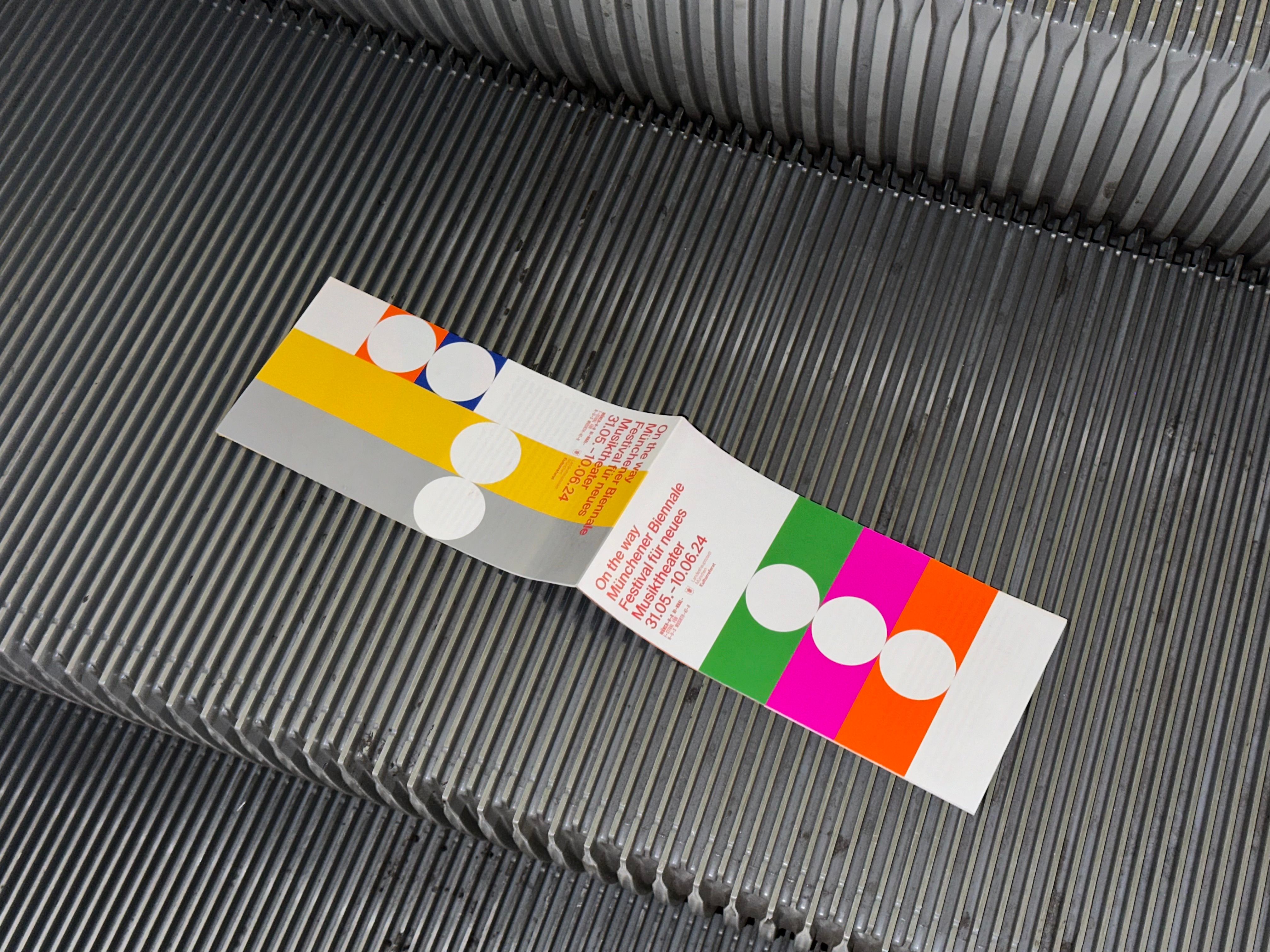 Münchener Biennale — On the Way — Fold Flyer