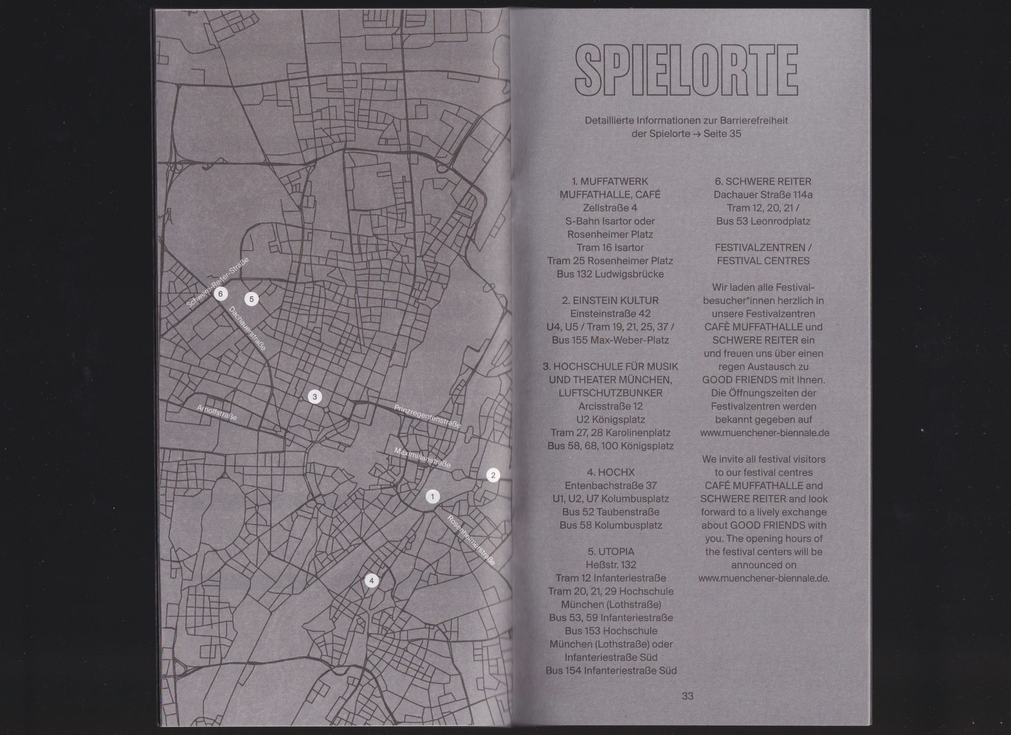 Münchener Biennale — Good Friends — Brochure