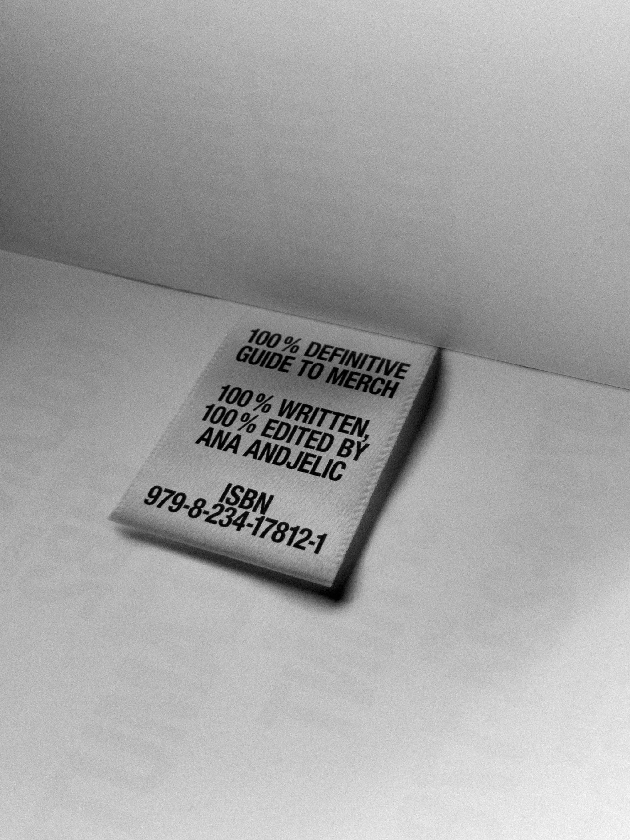 The Sociology of Business — Merch Guide — Book Design