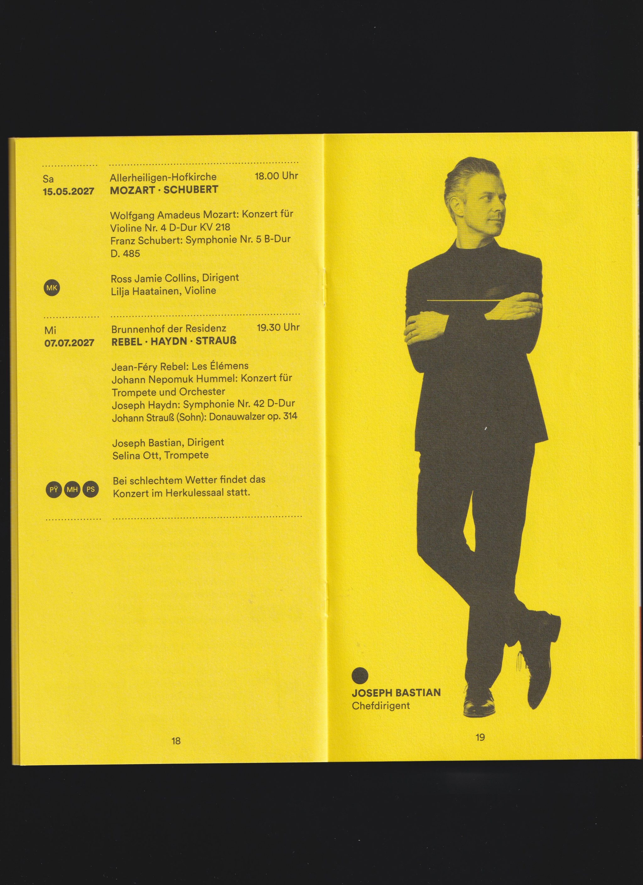 Münchner Symphoniker — Season 26/27 — Print Collaterals