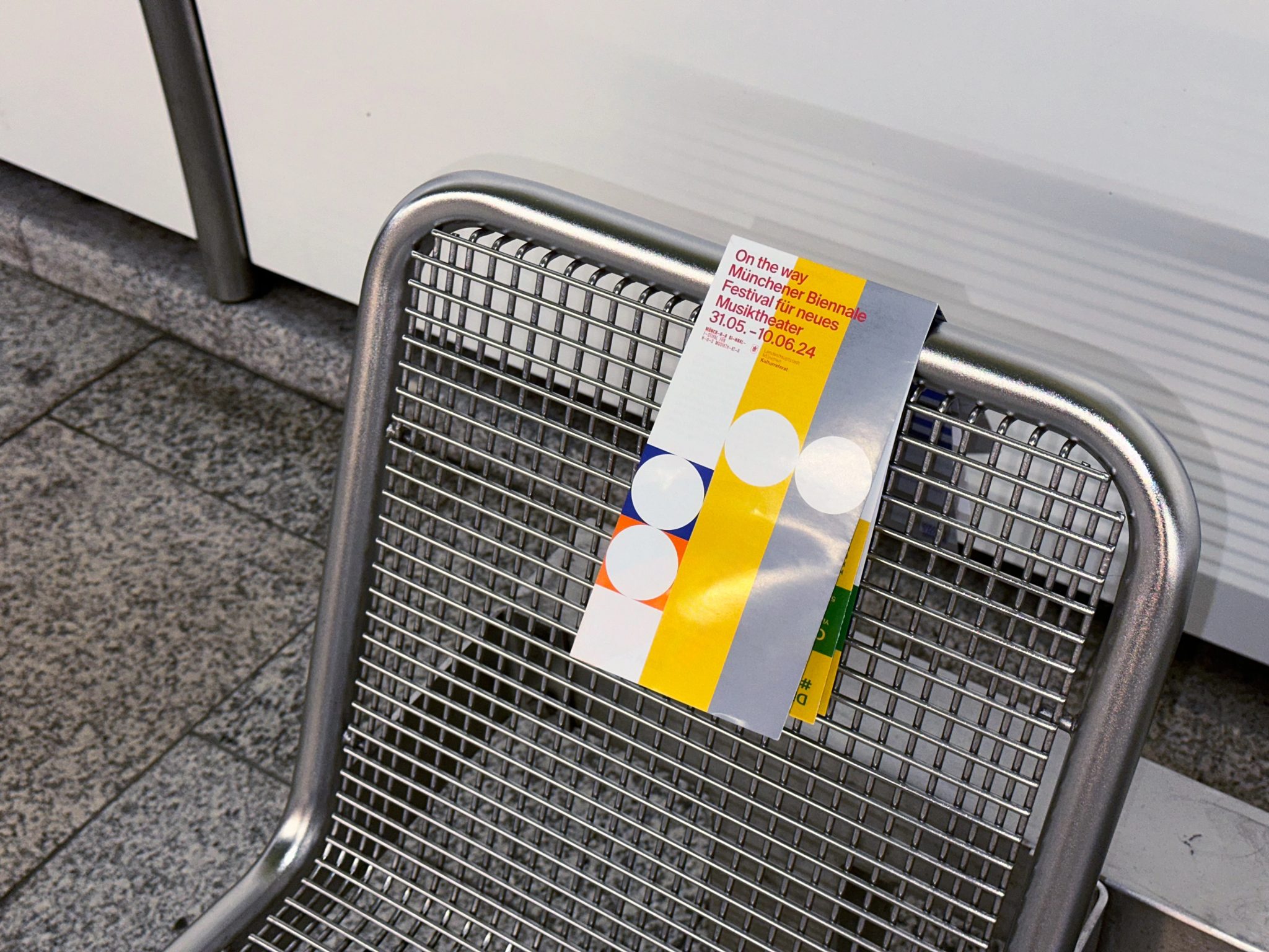 Münchener Biennale — On the Way — Fold Flyer