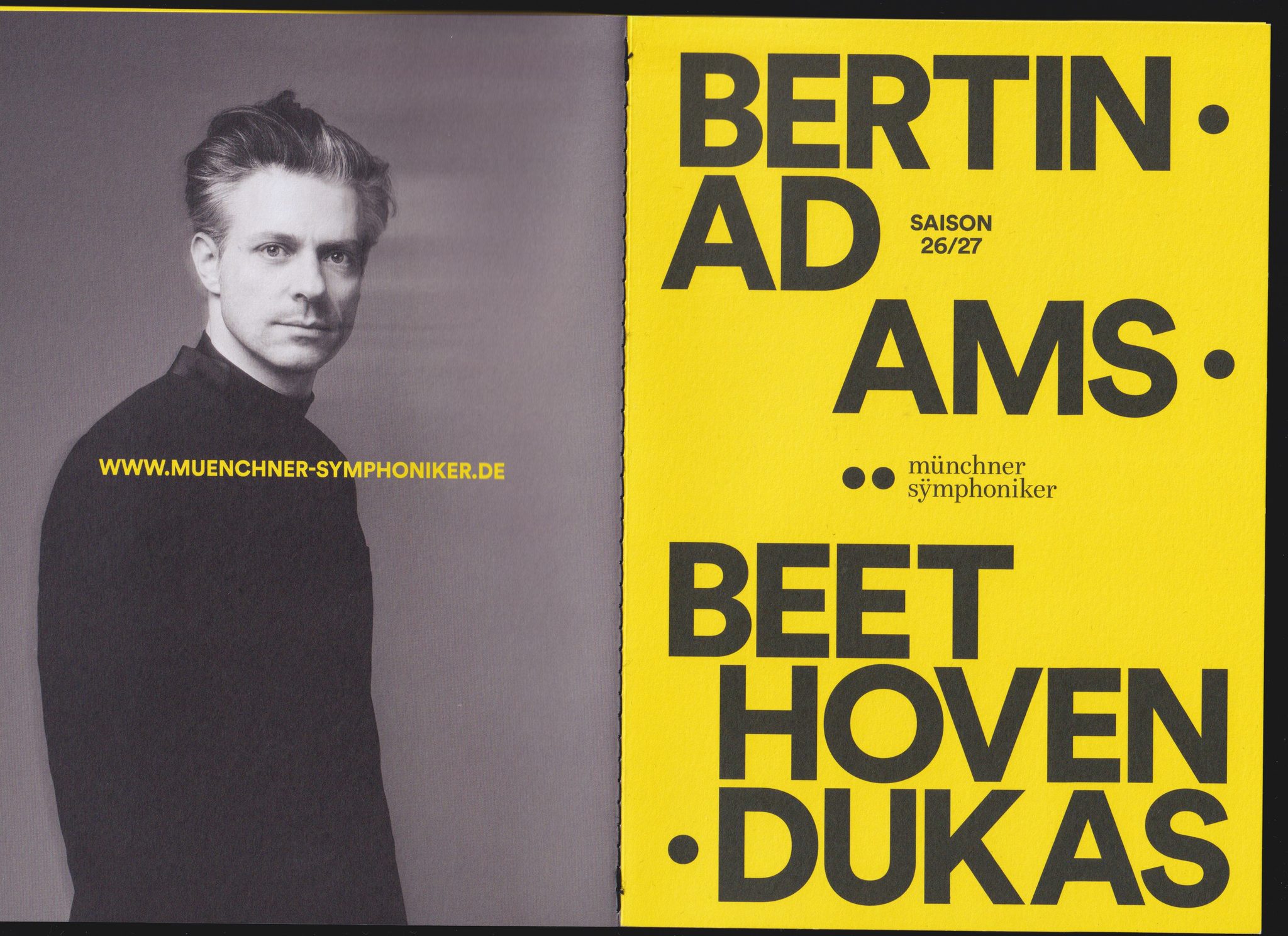 Münchner Symphoniker — Season 26/27 — Print Collaterals