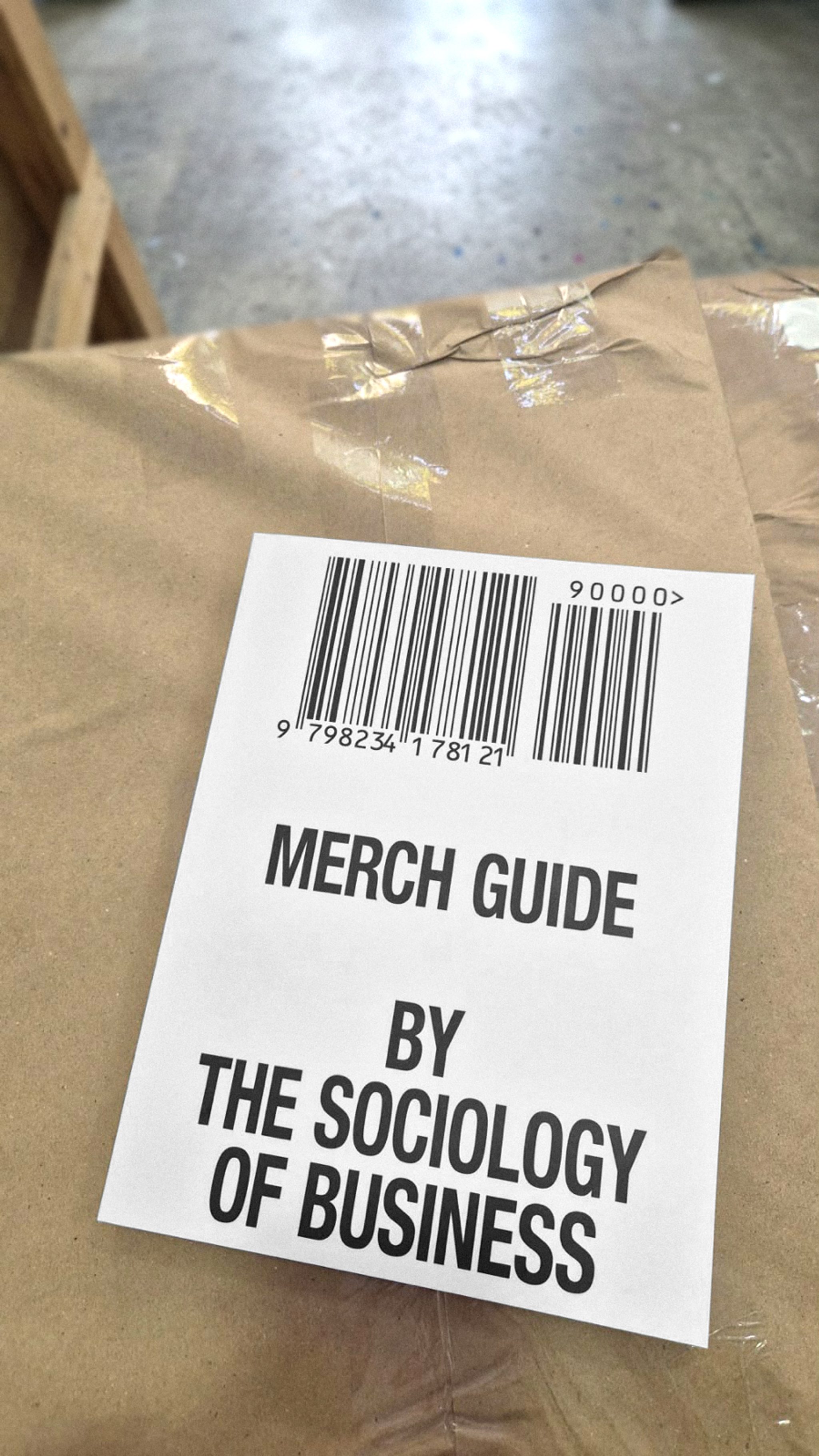 The Sociology of Business — Merch Guide — Book Design