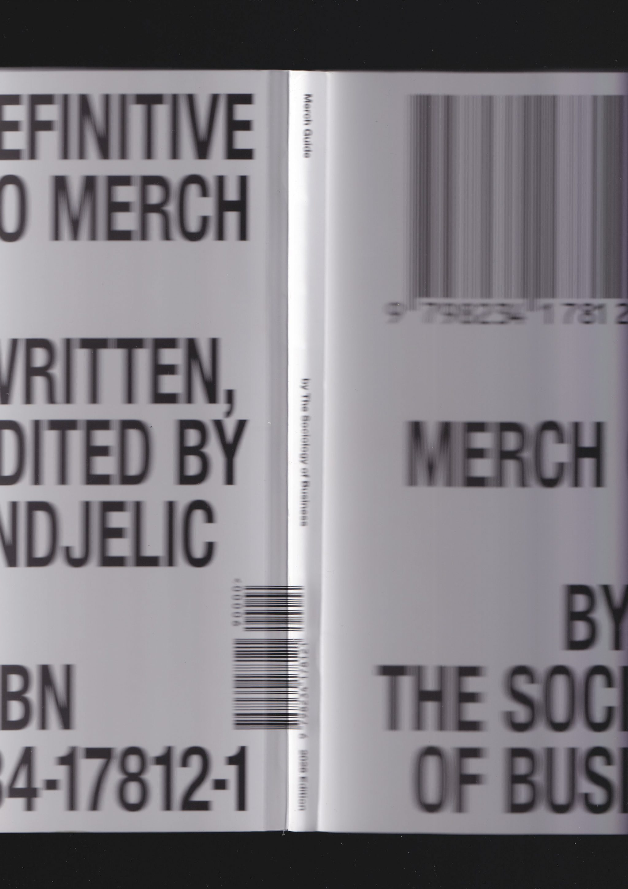 The Sociology of Business — Merch Guide — Book Design
