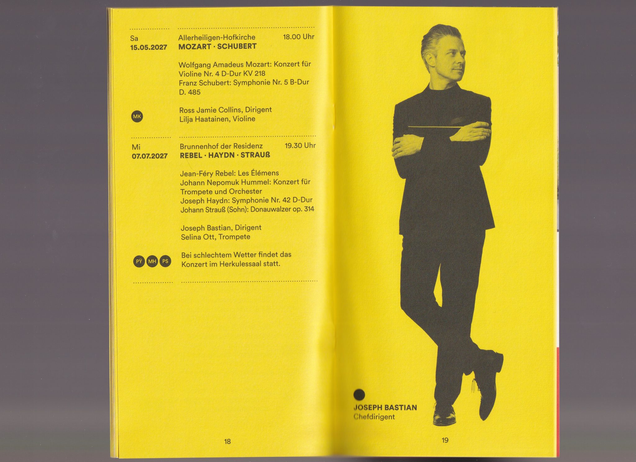 Münchner Symphoniker — Season 26/27 — Season Flyer