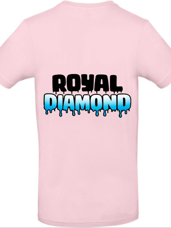T-Shirt Royal Diamond rose été — vue 2