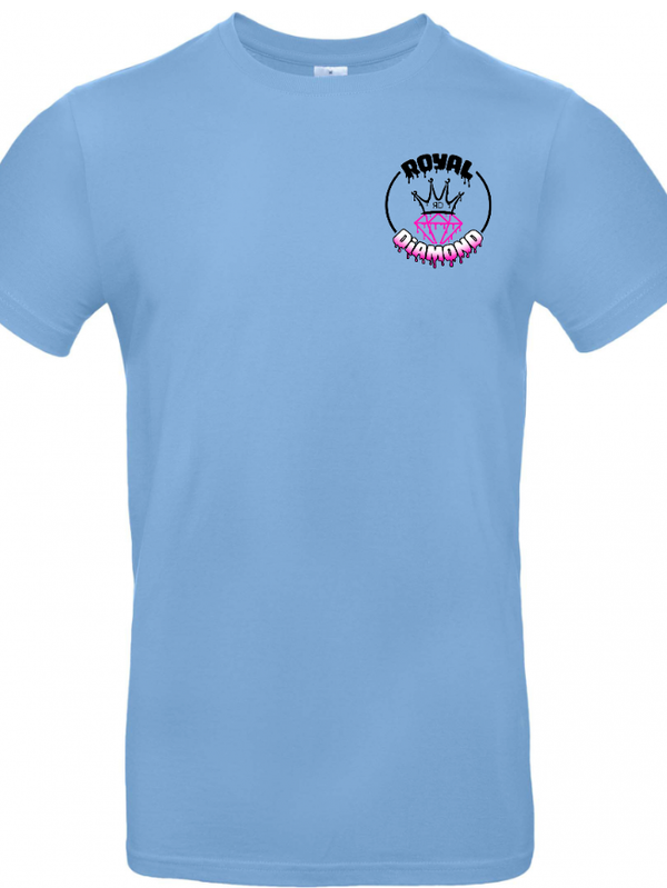 T-Shirt Royal Diamond bleu été — vue 1