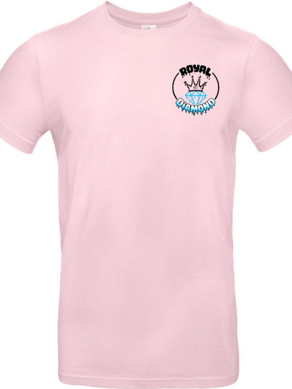 T-Shirt Royal Diamond rose été — vue 1