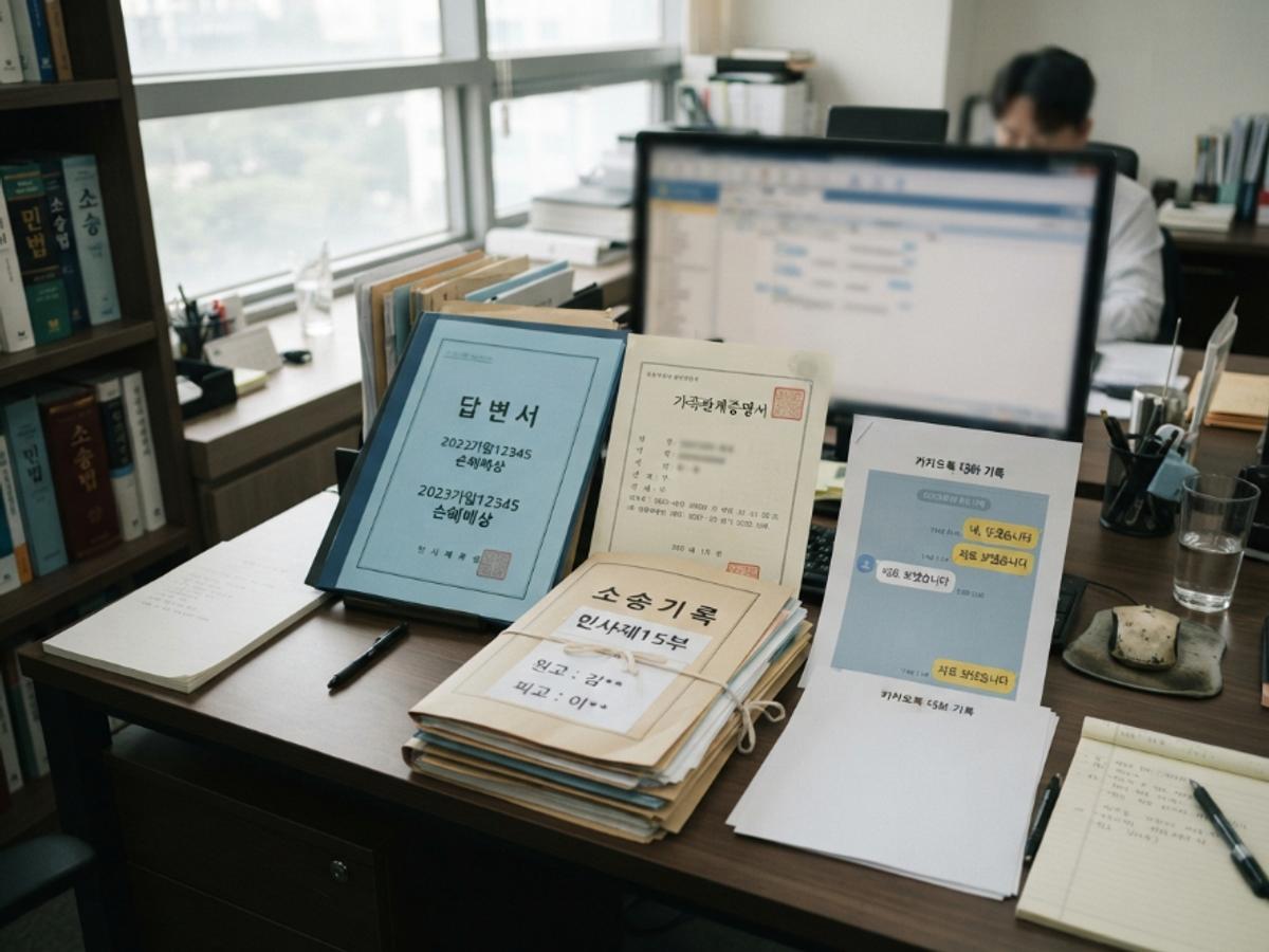 상간자 위자료 소장을 받았다면 반드시 체크하셔야 합니다.