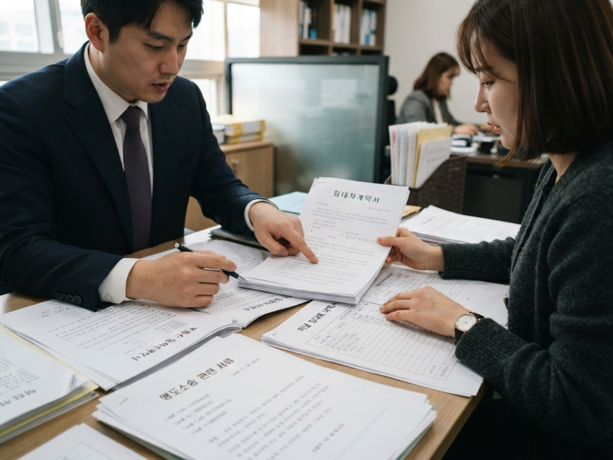 명도소송절차, 계약종료 임차인이 퇴거하지 않을때..